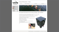 Desktop Screenshot of cheops-teichfilter.de